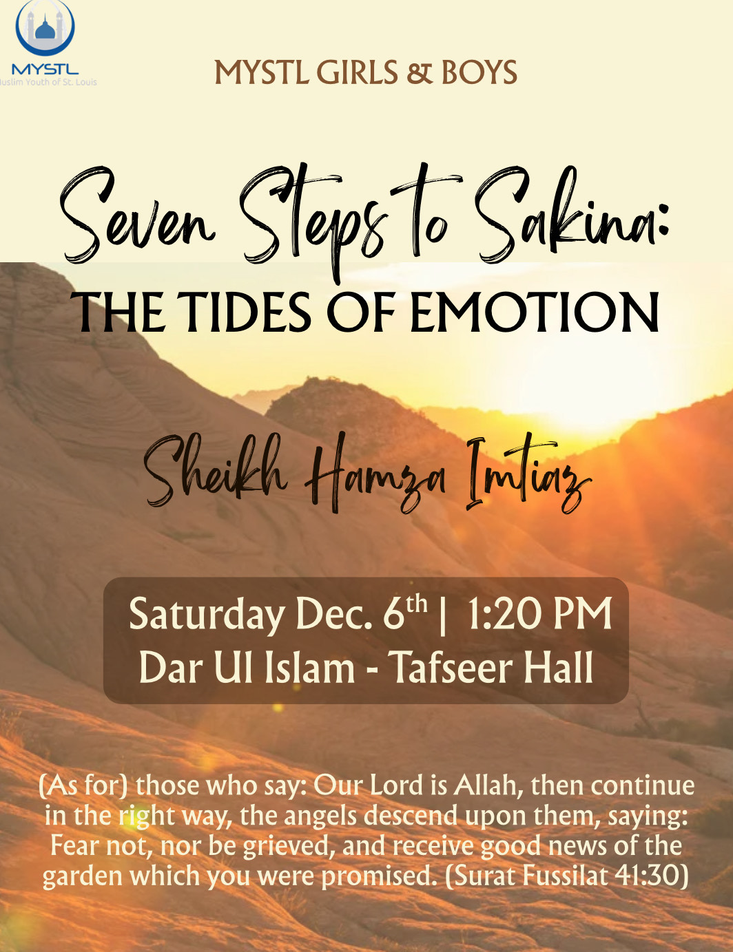 Join MYSTL Girls THIS Saturday as we delve into the concept of rizq with Sr. Fareha Khan. Refreshments included! See you all there, inshAllah! 😊 Details below: 📆 Saturday, Aug. 30th ⏰ 1:20 PM 📍Dar Ul Islam- Iqra Library